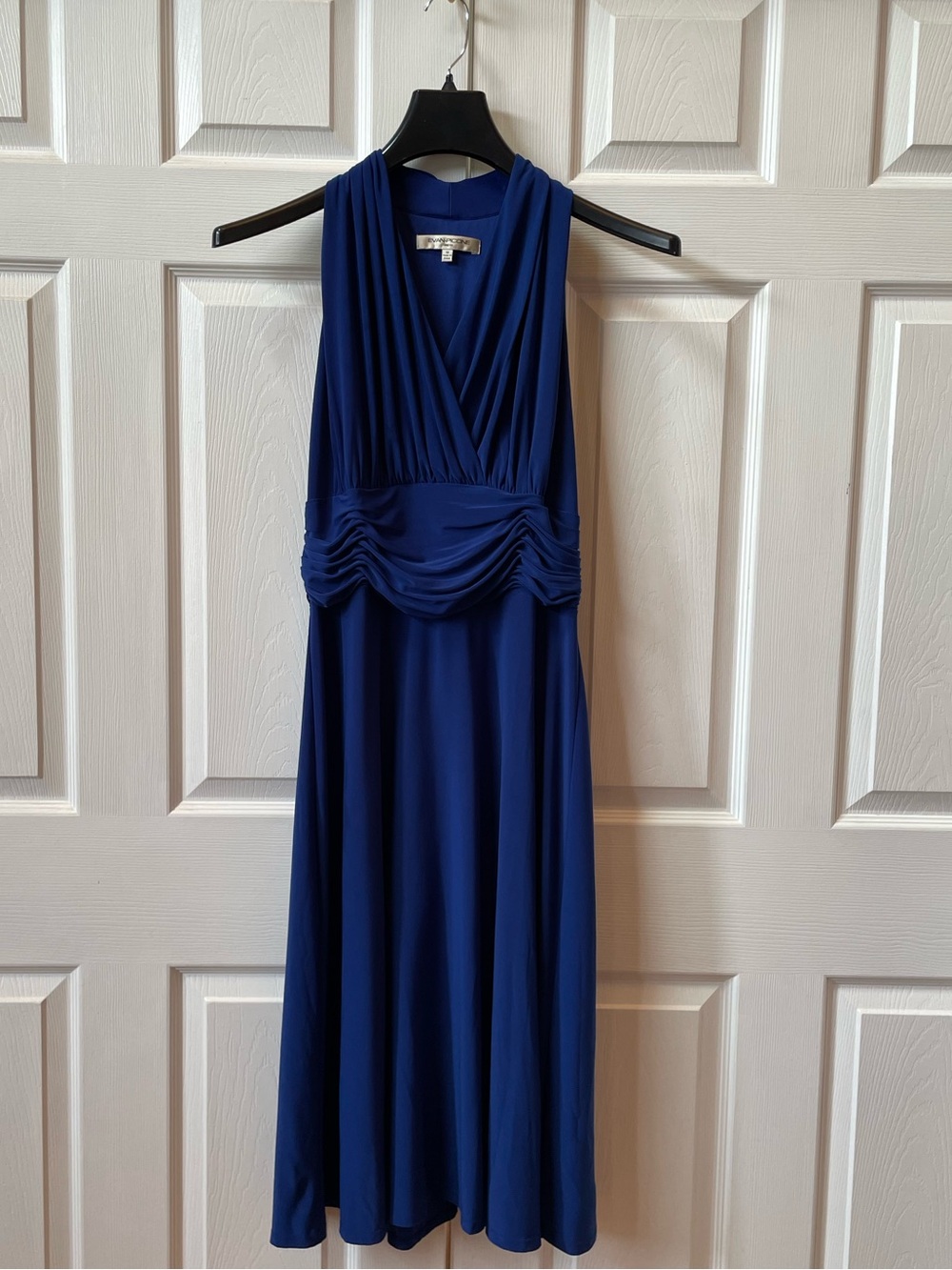 Evan Picone Royal Blue Sleeveless Maxi Dress - Picture 3 of 8